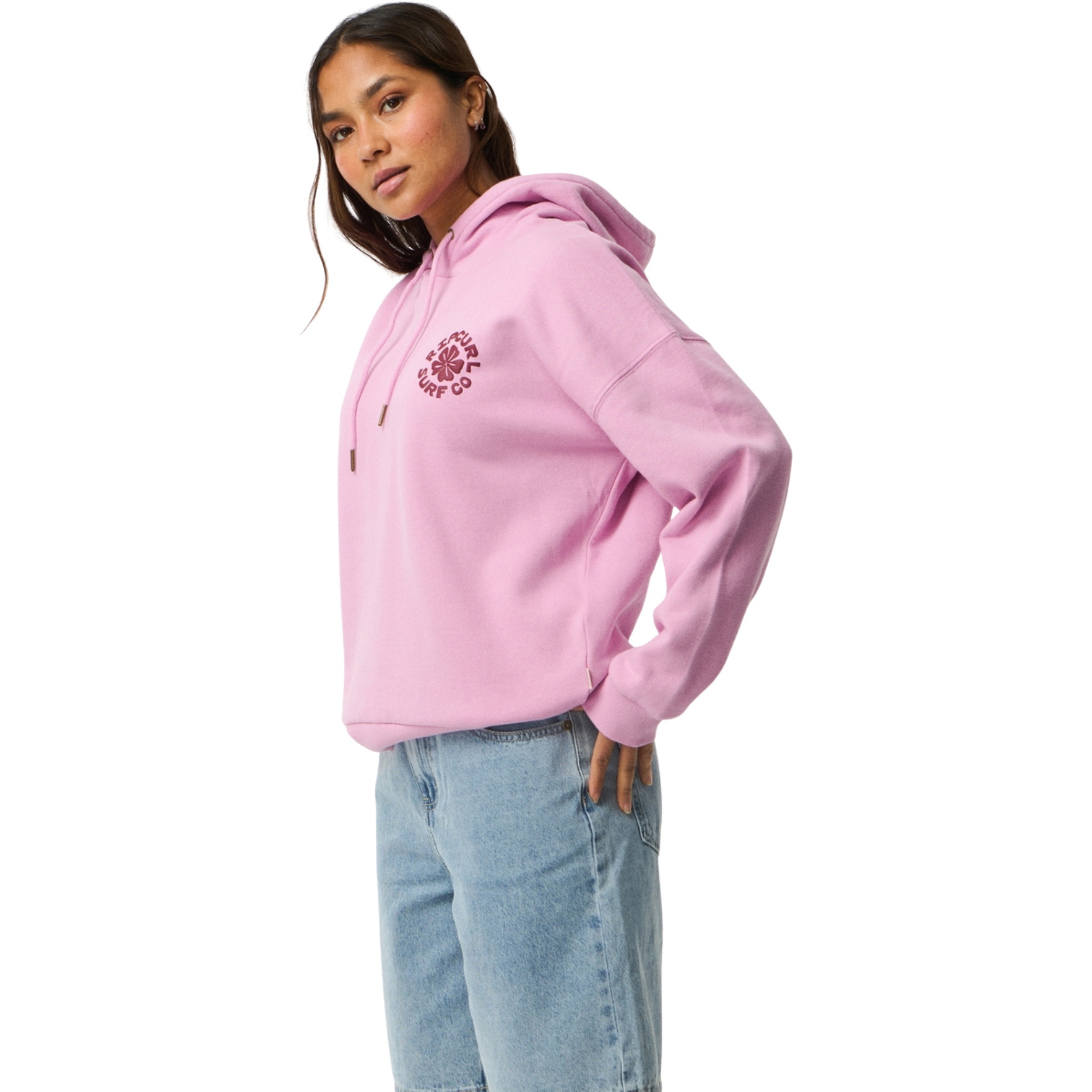 2026 Rip Curl Dames Feestgolf Logo Hoodie 0EBWFL - Lilac